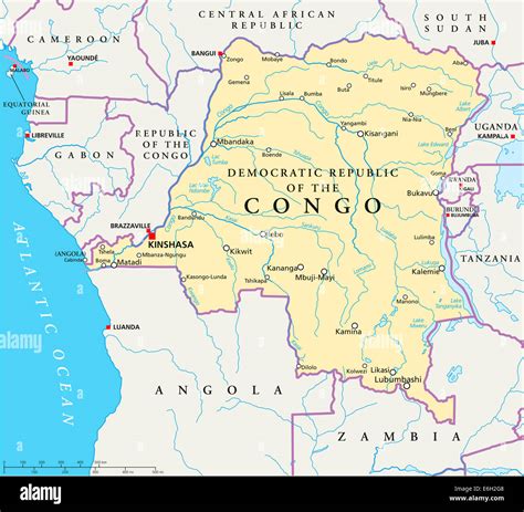 capital city of the congo|Kinshasa Map .